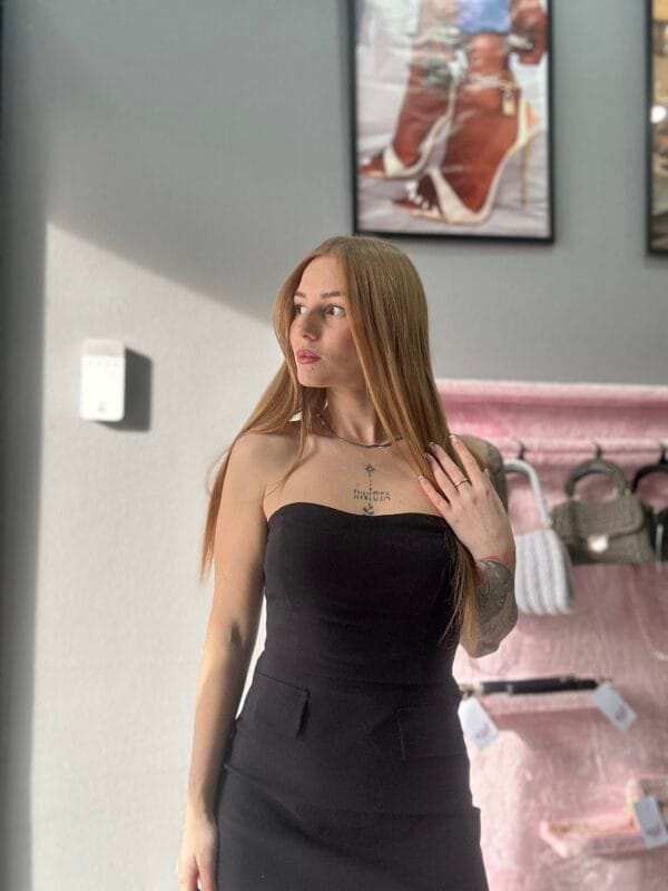 Vestido palabra de honor - Imagen 2