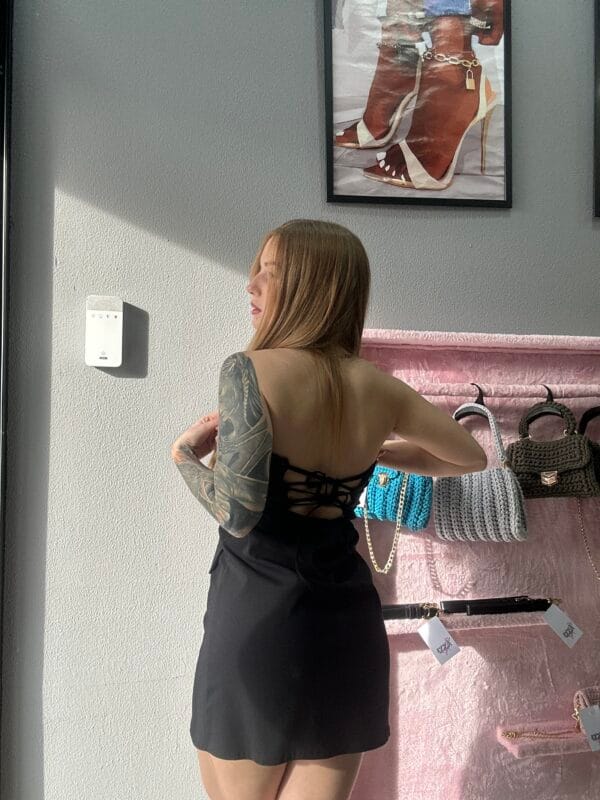 Vestido palabra de honor - Imagen 3