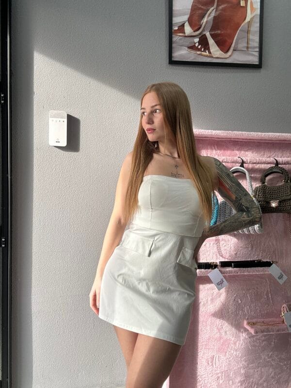 Vestido palabra de honor - Imagen 4